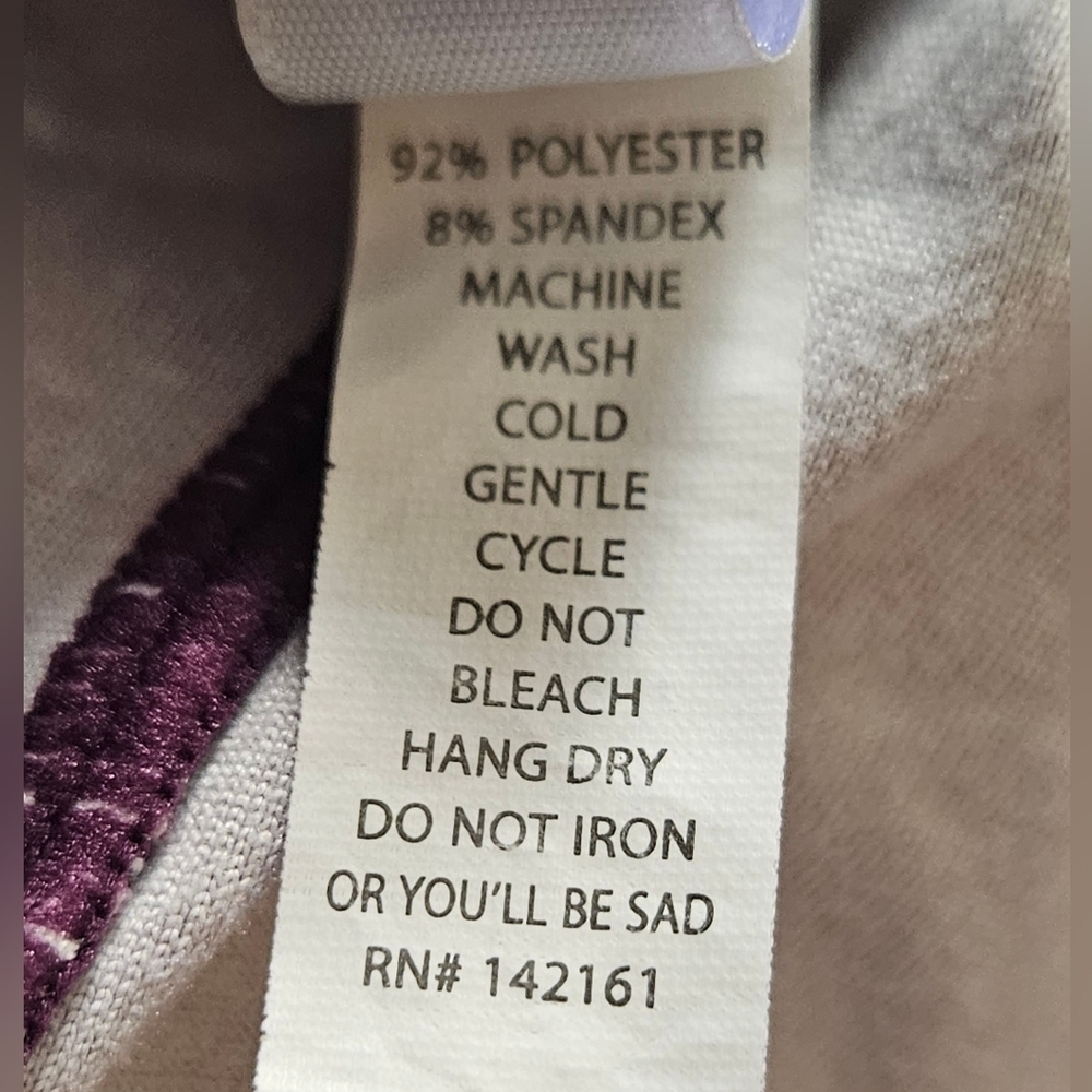Lularoe Purple with White Dots - Picture 6 of 7